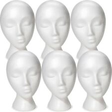 Less Than Perfect Mn-324 6 Pcs Female Abstract Polystyrene Foam Mannequin Head