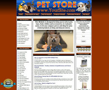Pet Supply Store Website For Sale. List Cats Dogs Birds.