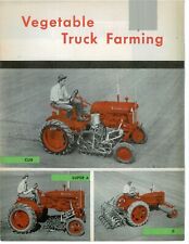 Ih Farmall Vegetable Truck Farming Cub Super A C Sales Brochure 4 6 Row