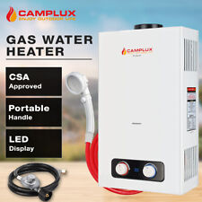 Camplux 10l Tankless Gas Water Heater Wpump 2.64 Gpm Propane Instant Hot Shower