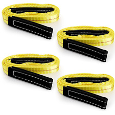 4 Pack Lifting Sling Straps6x1 Durable Nylon Tow Straps Rigging Strap 2 Wide