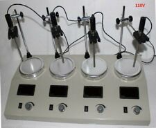 4 Heads Magnetic Stirrer Hot Plate Mixer Heat Plate Digital Thermostatic For Lab