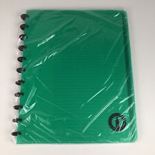Levenger Circa Green Translucent Letter Size Notebook Black Disc New Sealed