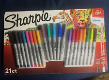 Sharpie Permanent Markers - Fine Ultra-fine Points 21 Count Assorted