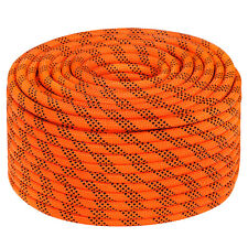 58 X 50ft Double Braid Polyester Nylon Pulling Rope Tree Rigging Line 8200lbs