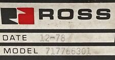Ross 7177b6301 4 Way Solenoid Valve