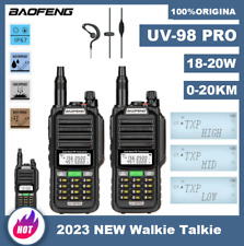 2x Baofeng Uv-9r Pro Vhf Uhf Walkie Talkie Dual-band Ham Handheld Two-way Radio