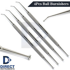 4pcs Dental Ball Burnisher 2729 Ovoid Amalgam Composite Filling Instruments Lab