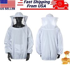 Protective Safety Beekeeping Jacket Veil Suit Bee Keeping Size L Suit Smock Usa