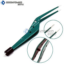 Odm Bayonet Bipolar Forceps 7.5 Green Electrosurgical Instruments El-045