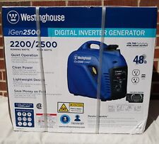 Westinghouse Igen2500 2500 Watt Portable Gas Powered Generator Quiet Running