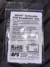 2 Sb300 Solderable Pcb Breadboard - 2 Pack. Brand New In Bag