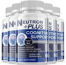 Neutron Plus Cognitive Support Nootropic Pills Supplement 5 Pack 5 Month Supply
