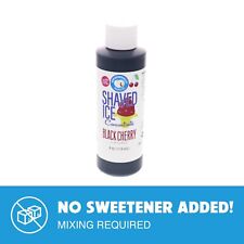 Hypothermias Black Cherry Flavor Syrup Snow Cone Machine Concentrate Unsweet
