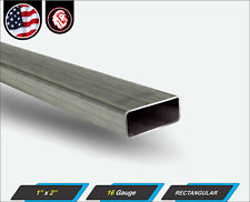 1 X 2 Rectangular Metal Tube - Mild Steel - 16 Gauge - Erw - 24 Long 2-ft