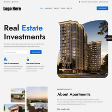 Real Estate Business Website Design With Free 5gb Vps Web Hosting