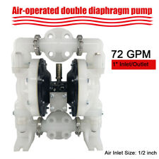 72gpm Air-operated Double Diaphragm Pump 120psi 1 Inletoutlet For General Acid
