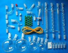 2440 35pcs New Advanced Organic Chemistry Glassware Kit Laboratory Glass Unit