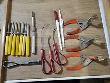 Manual Wire Wrapping Unwrapping Tool And Strippers Lot As Is