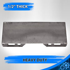 12 Thick Skid Steer Mount Plate Adapter Loader Quick Tach Attachment