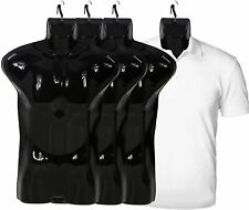 4pcs Male Mannequin Torso 30 Inch Dress Form Manikin Half Body Clothing Display