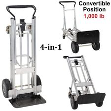Dolly Cart Heavy Duty Hand Truck Moving Dolly Appliance Furniture Steel Cart 4in