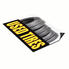 Car Magnet Set Of 2 Used Tires Outdoor Advertising Printing J Industrial Sign