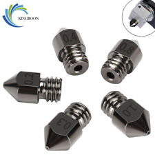 0.2-1mm Mk8 Harden Steel Extruder Hotend Nozzle For Anet A8 Ender 3 5 Cr-10 Lot