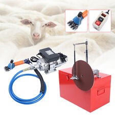 Electric Sheep Shear Clipper Sharpener 110v 360 Rotate Electric Shearing Tool