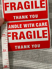 40 Fragile Handle With Care Stickers Packaging Box Safety Mailing Labels