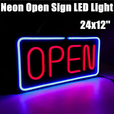 Big Horizontal Neon Open Sign Light Opensign Restaurant Business Bar Bright Top