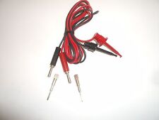Philmore 470 36 Micro Grabber To Banana Plug Test Leads W Needle Tips