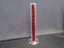 Pyrex Glass 1000ml Class B Red Single Scale Tc Graduated Cylinder Hex Base 3042