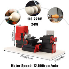 Multifunction Benchtop Mini Wood Metal Lathe Cutting Machine Diy 12000rpm 24w
