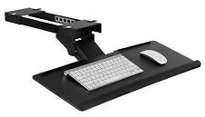 Mount-it Under Desk Computer Keyboard And Mouse Tray With Gel Wrist Pad