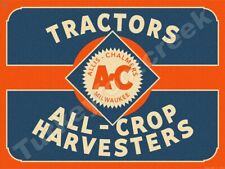 Allis Chalmers Tractors And All-crop Harvesters 9 X 12 Metal Sign