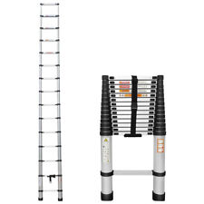 14.5ft Tall Telescoping Ladder Extension Collapsible Ladders Aluminum Compact