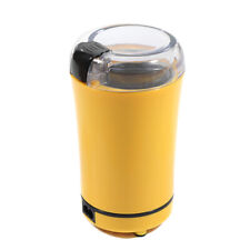 Yellow Electric Coffee Bean Grinder Nut Cereal Herb Grind Crusher Mill Blender