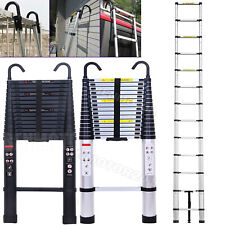 14ft-20ft Tall Telescoping Step Ladder Extension Collapsible Ladders Aluminum