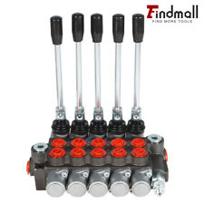 5 Spool Hydraulic Control Valve Double Acting 13 Gpm 3600 Psi Sae Ports