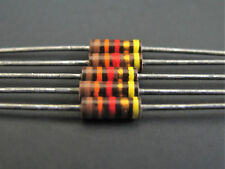 5 14w 5 Carbon Comp Resistors Ohmite Allen Bradley Vintage Nos Oc Series