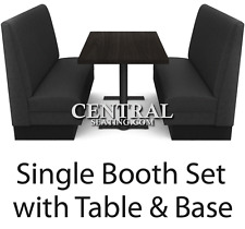 Restaurant Booths Seating And Table For Sale Set W 2 Booths 1 Table 2bases New