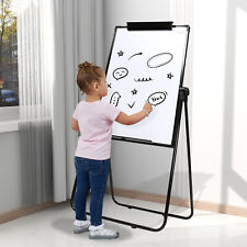 Foldable Dry Erase Board Kit Mobile Double-sided Whiteboard Magnetic 40x28