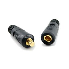 Weldingcity Dinse-type Twist-lock Cable Connector Pair 6-4 16-25mm Us Seller