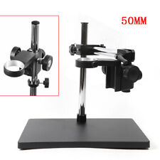 Microscope Large Stereo Boom Table Stand 50mm Ring Heavy Duty Holder Adjustable