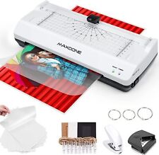 7 In 1 Thermal 9-inch Laminator Machine With 20 Laminating Pouches For Office