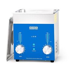 Novmos Ultrasonic Cleaner Sonic Cleaner With Encoded Timer And Heater For Tools