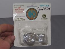 164 John Deere 5010 Silver Chrome Tractor Ornament New On Package Scale Models