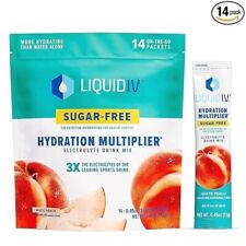 Liquid I.v. Iv Sugar-free Hydration - White Peach Powder Packets 14 Pk