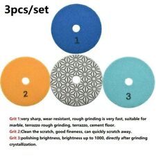 3 Step Diamond Polishing Pads 4 Inch Wet Or Dry For Granite Marble Concrete